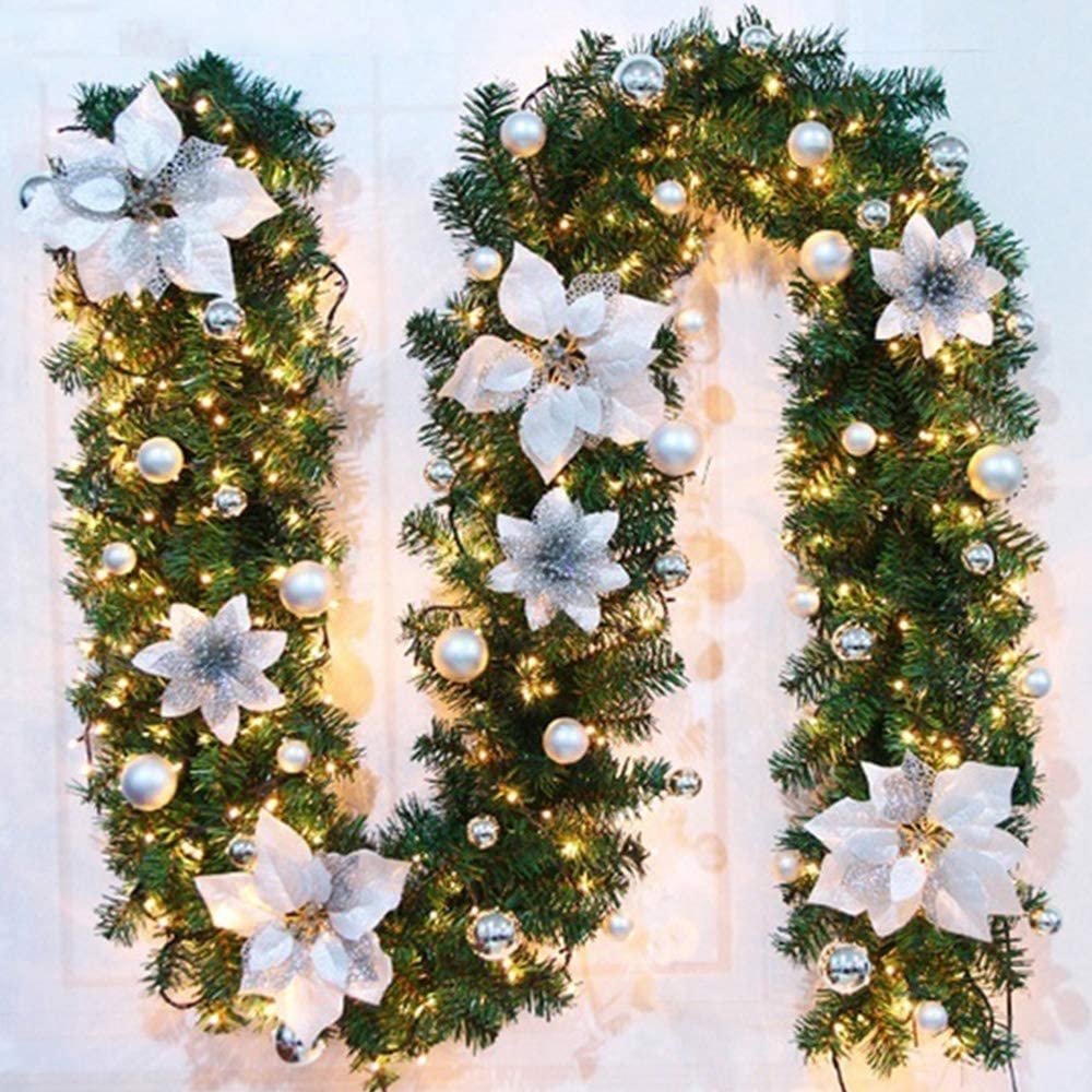 Christmas Garland with Lights