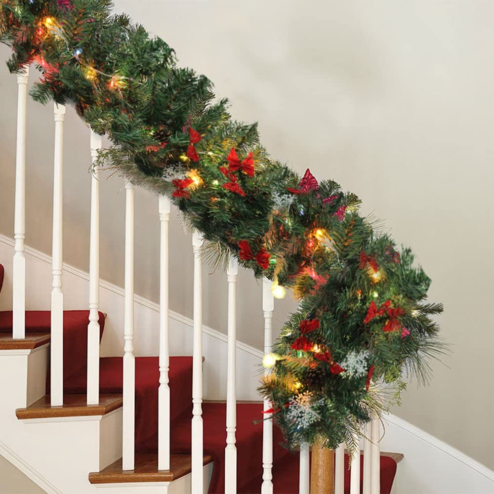 Christmas Garland for Stairs