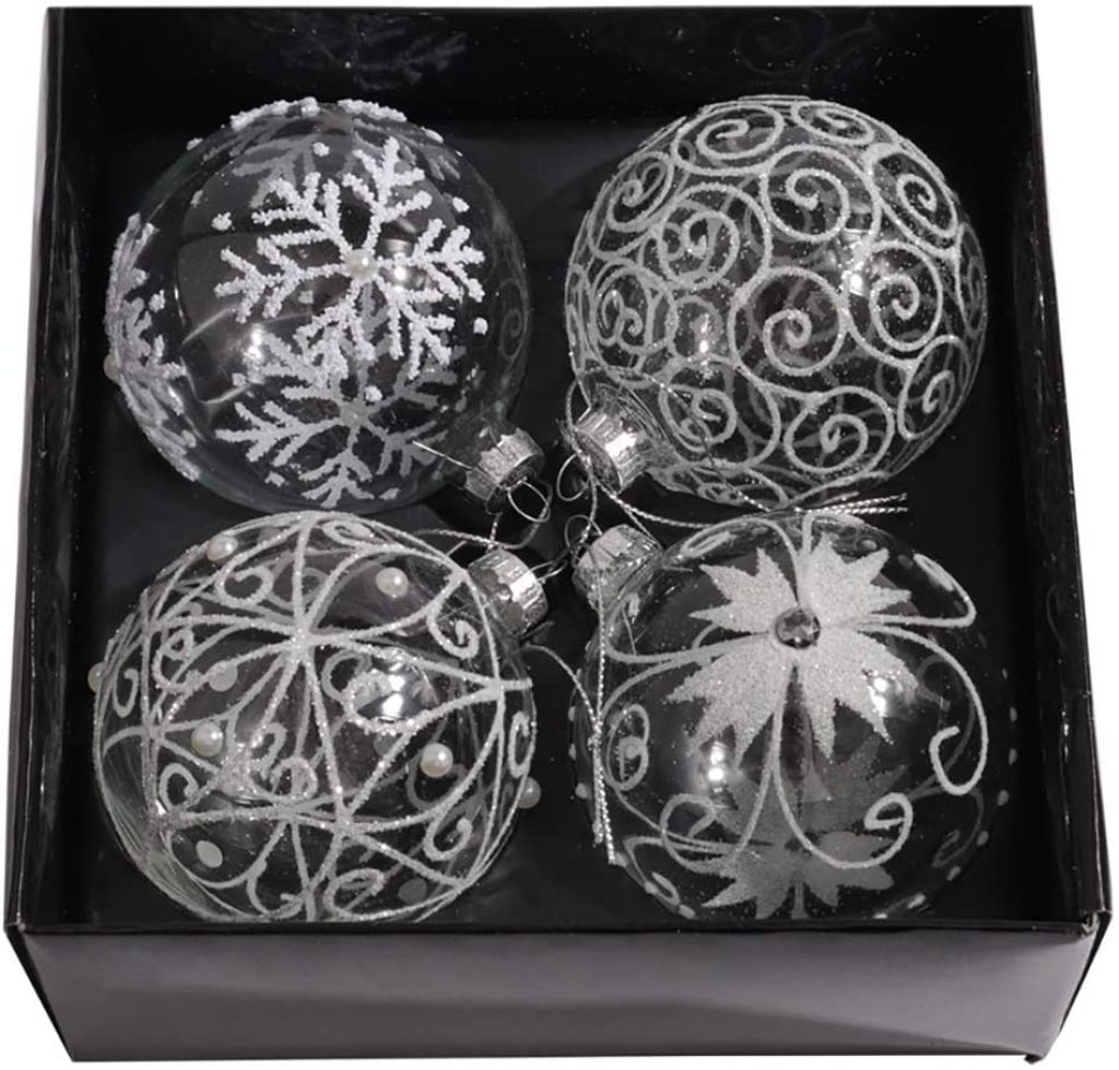 box set christmas baubles